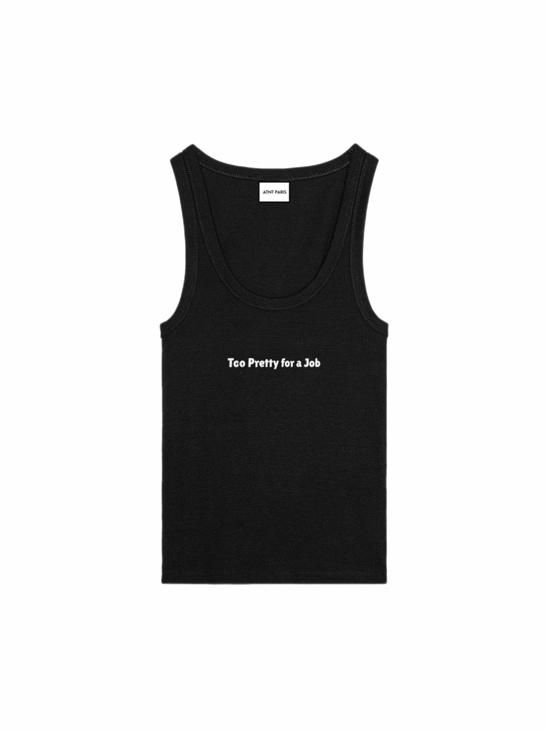 Débardeur Noir Too Pretty for a Job