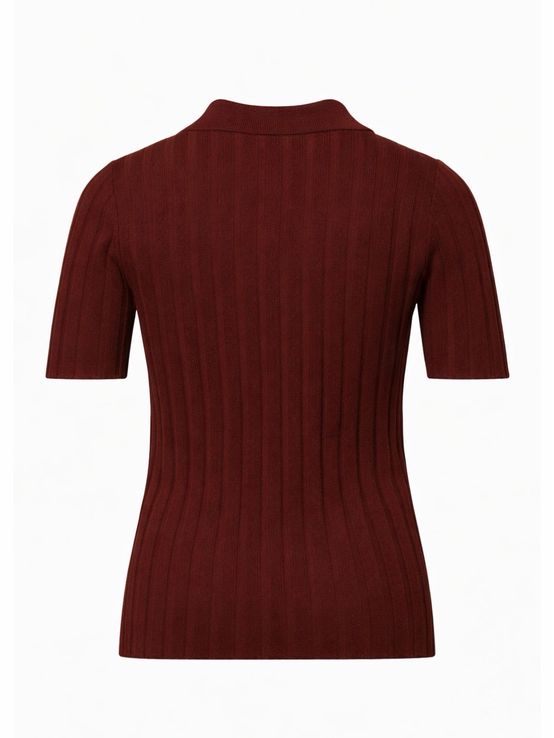 Polo Maille Côtelée – ATNT Signature Bordeaux