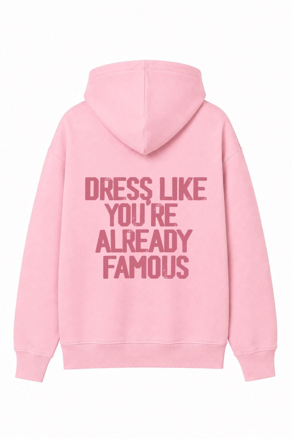Sweat à Capuche Already Famous Light Pink — ATNT Paris