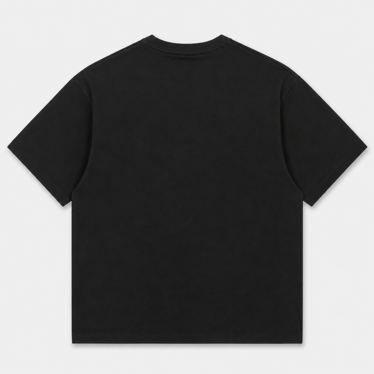Dos uni du T-shirt noir ATNT Paris French Logo Luxury