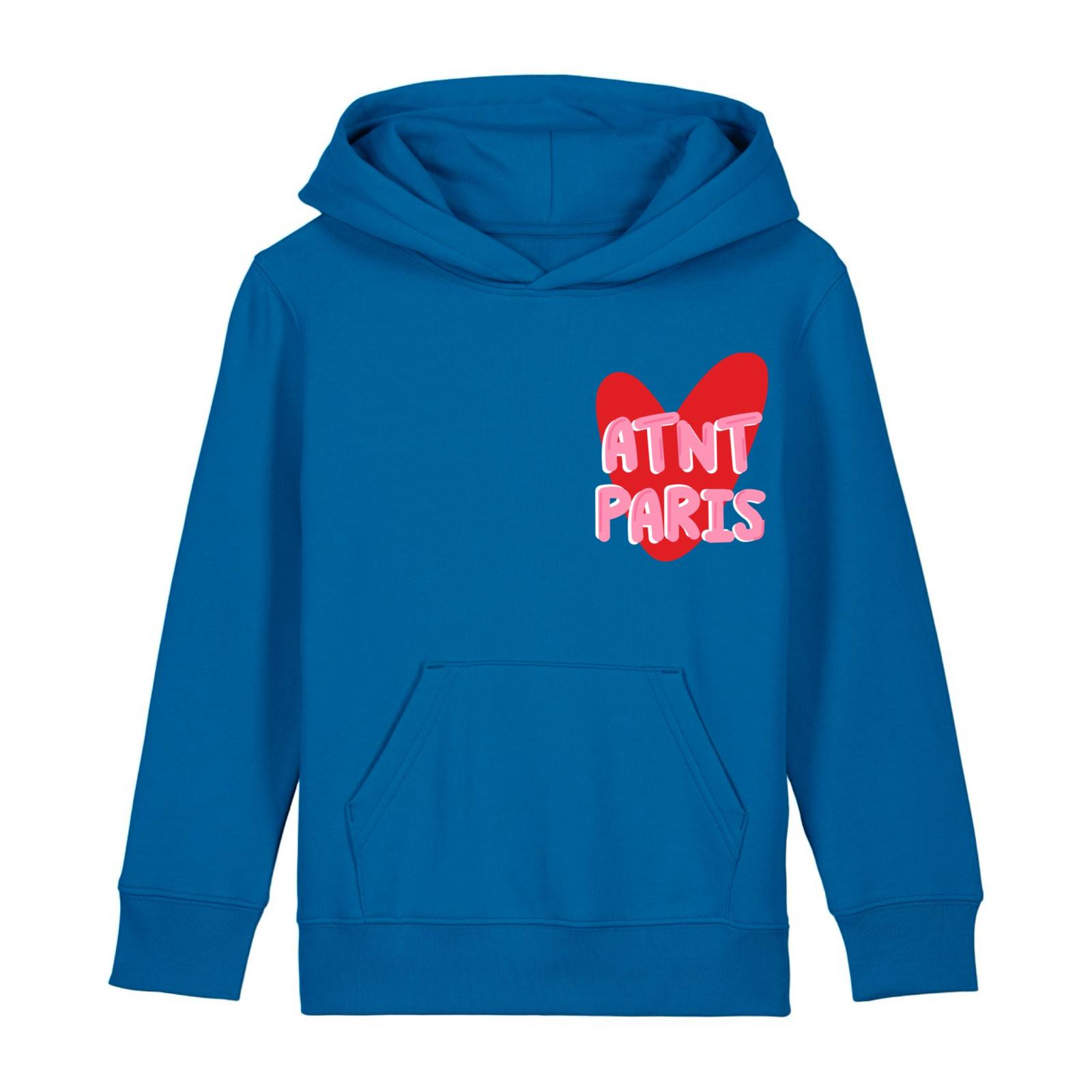 Sweat Capuche Bleu Enfant Trust Love