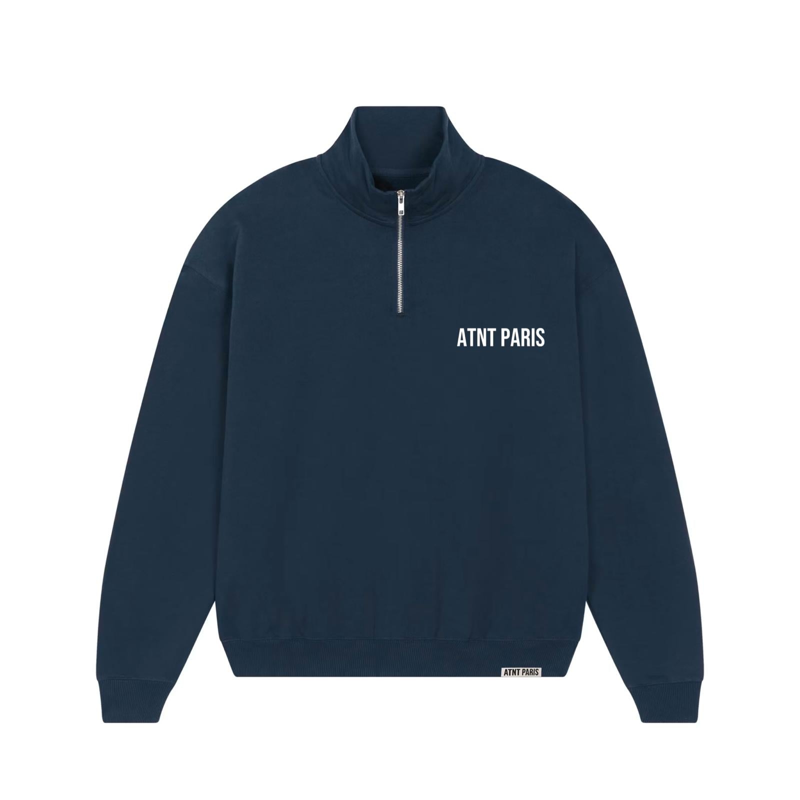 Sweat Col Trucker Navy – Essentials