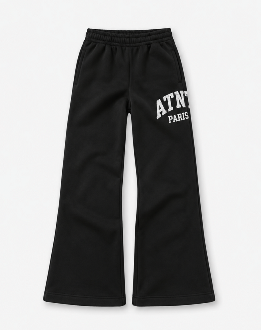 Jogging Femme Wide Leg Used Noir