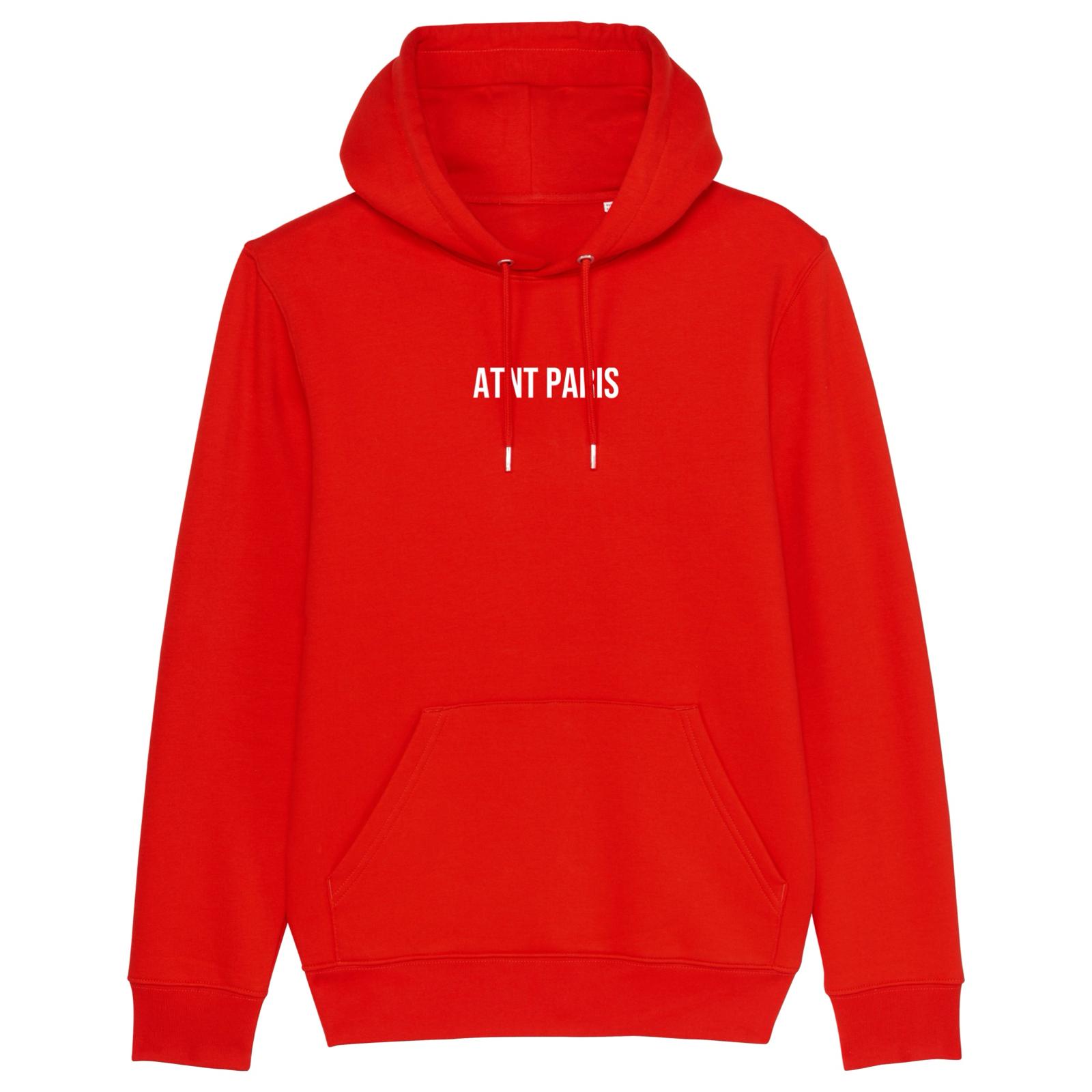 Sweat Capuche Rouge Made in