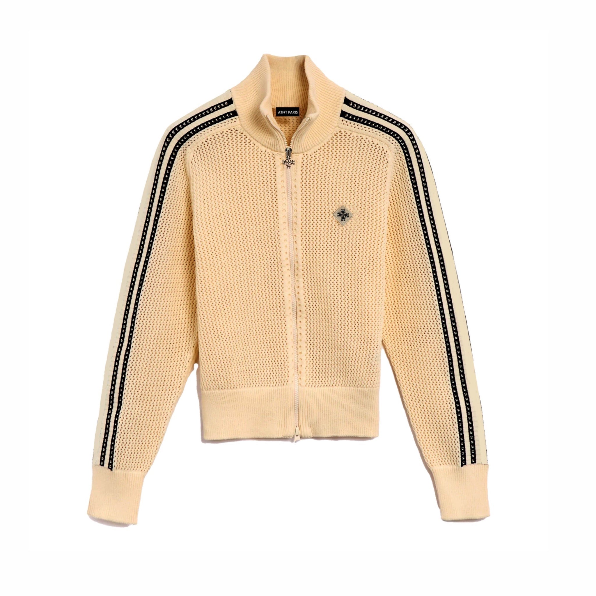 Veste de Survêtement Signature Beige - Crochet