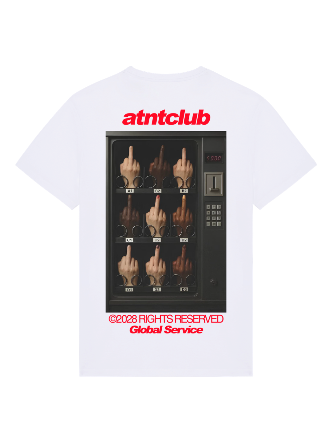 T-Shirt Blanc Global Service