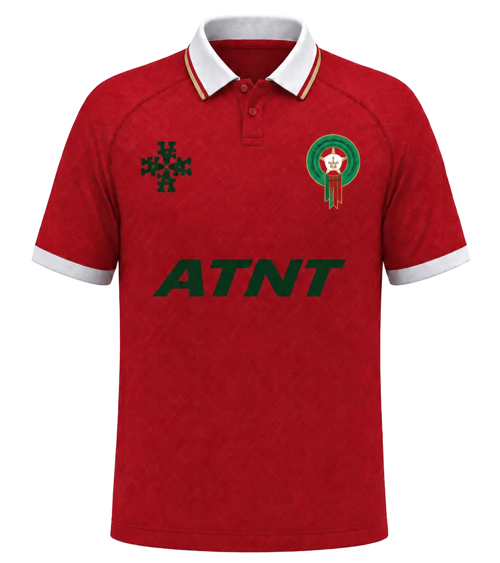 maillot de foot maroc rouge atnt paris