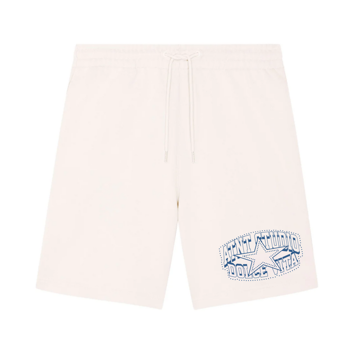 Short Dolce Vita blanc ATNT PARIS, vue de face.