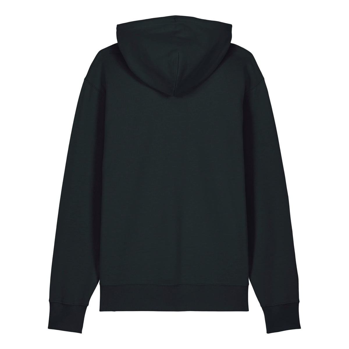 Sweat à capuche noir liberty ATNT PARIS, vue de dos.