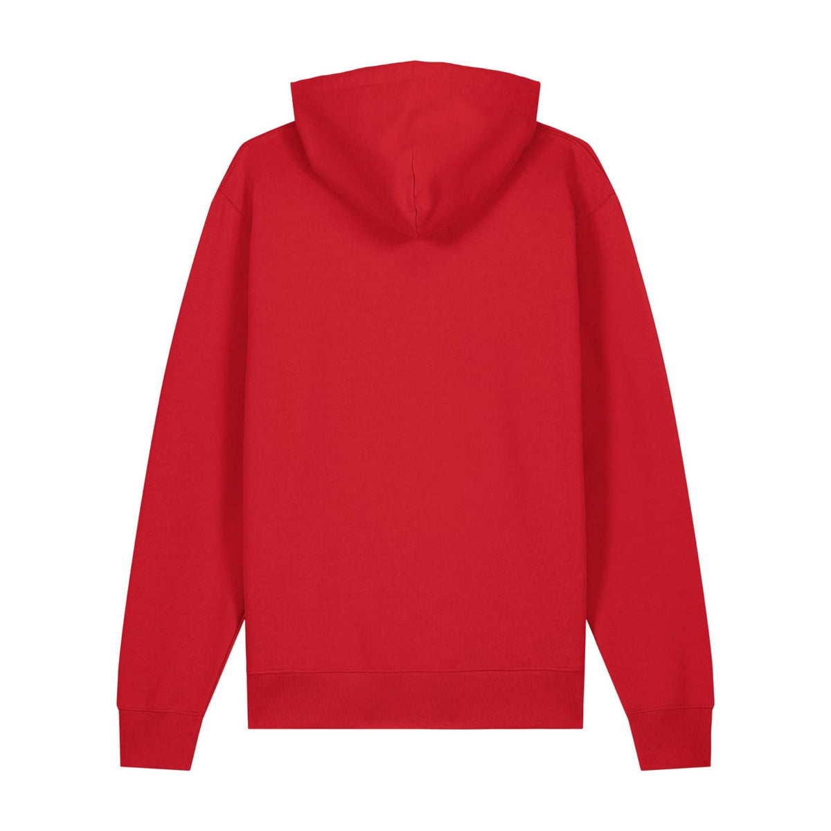 Sweat à capuche rouge essentials ATNT PARIS, vue de dos.