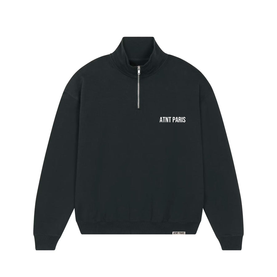 Sweat Col Trucker Noir – Essentials