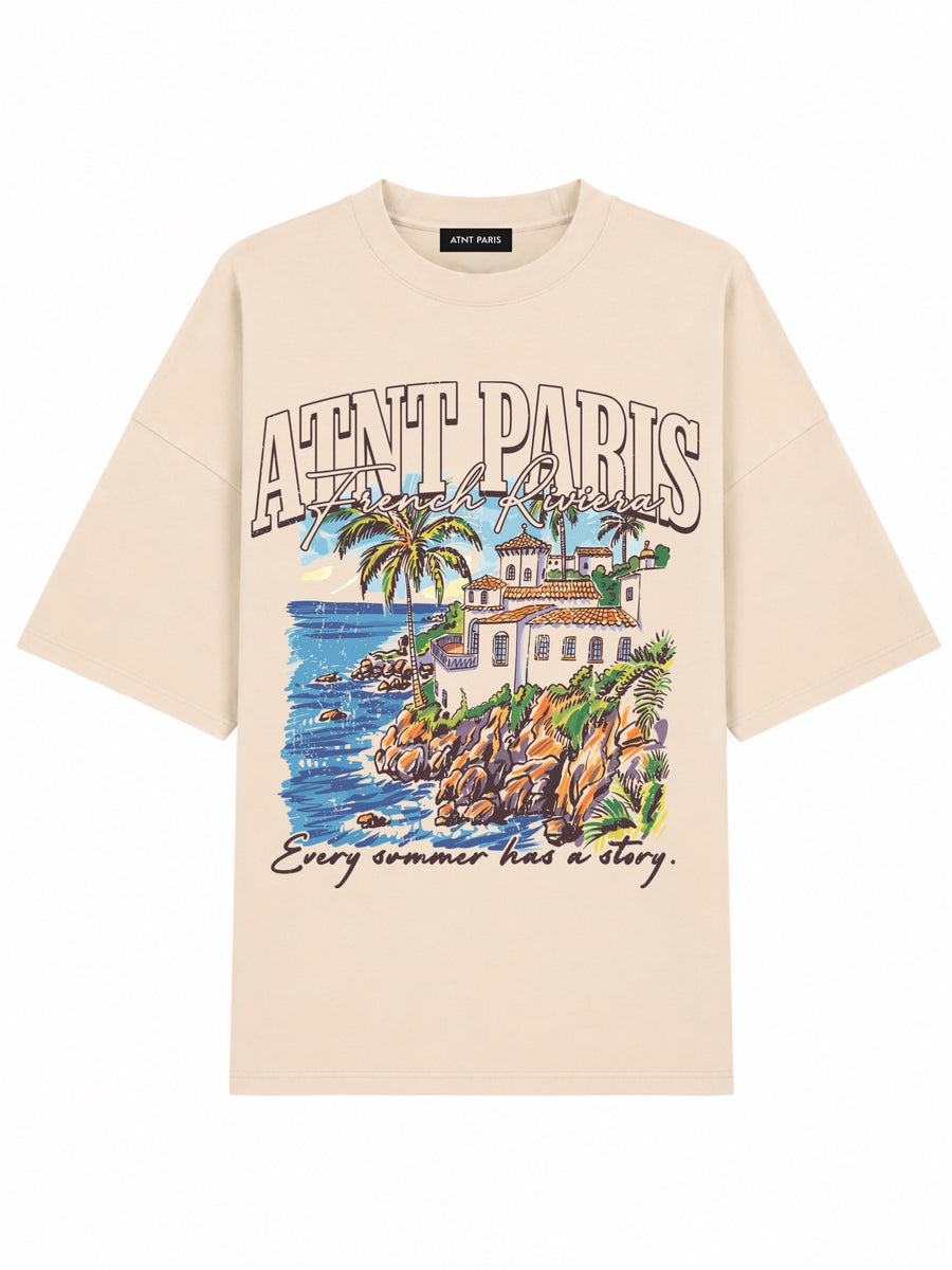 Tee shirt oversize ample French Riviera