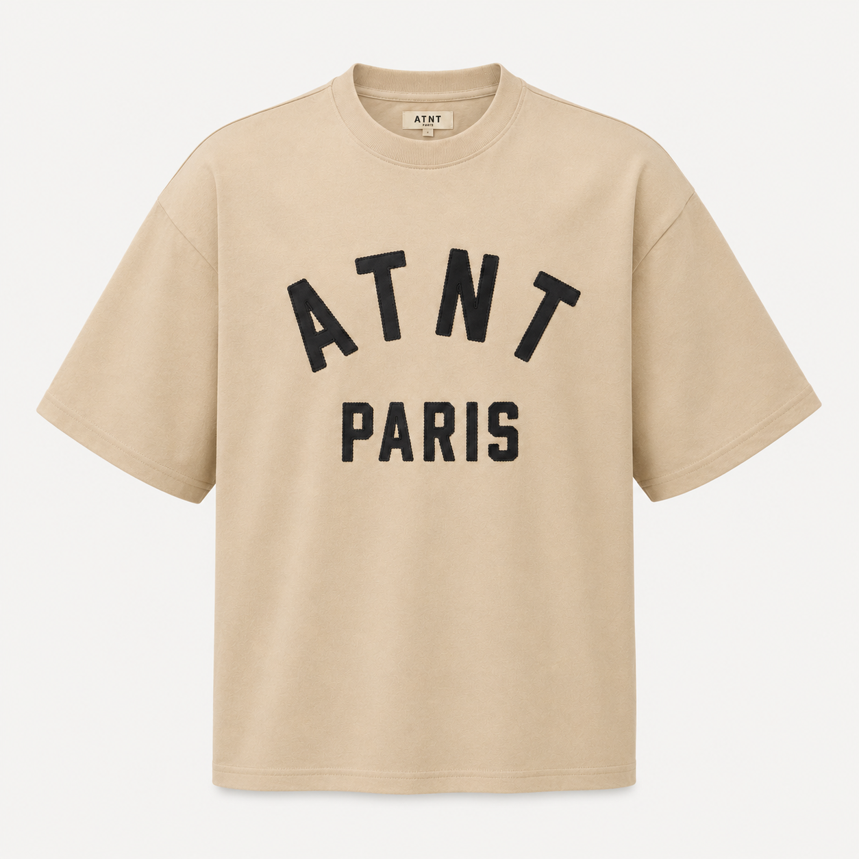 t shirt beige atnt paris arche dos ghost