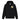 Sweat Capuche noir Dix septieme