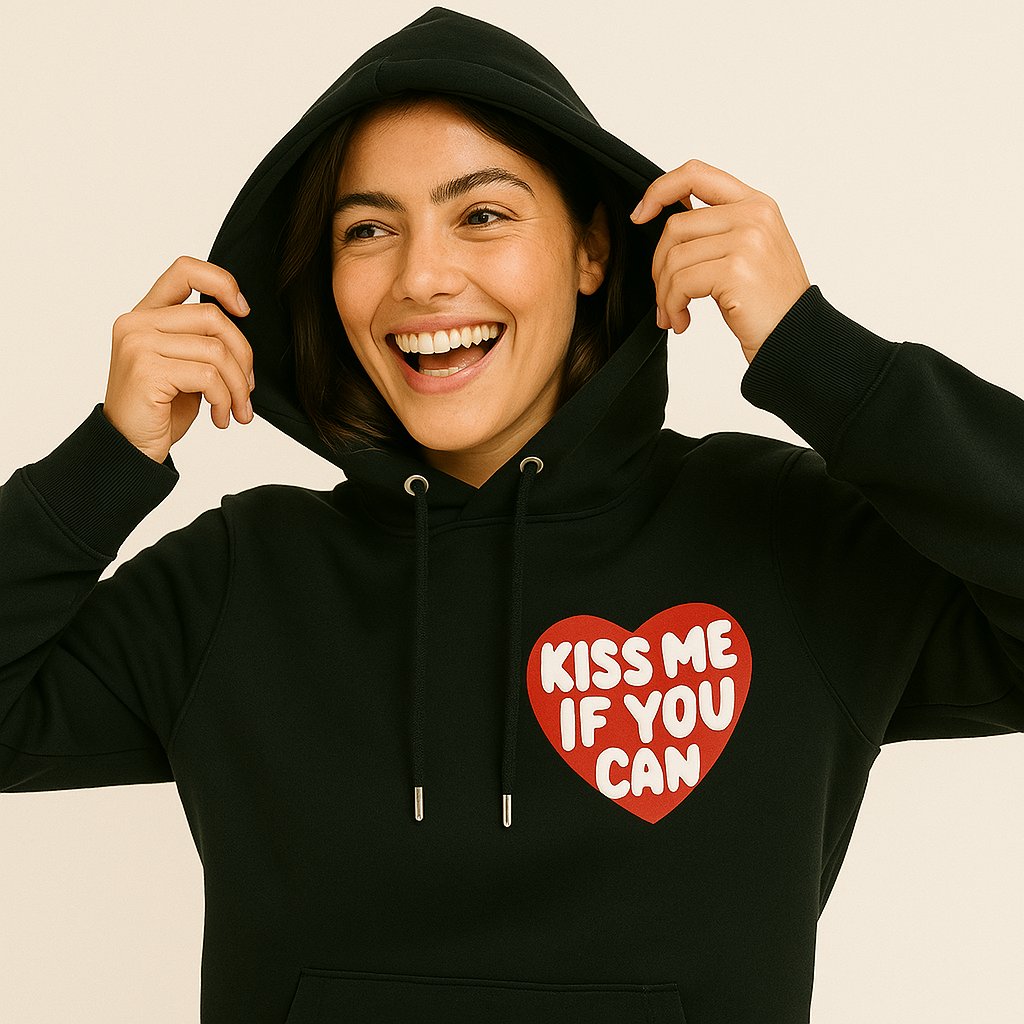 Sweat capuche - Kiss me if you can