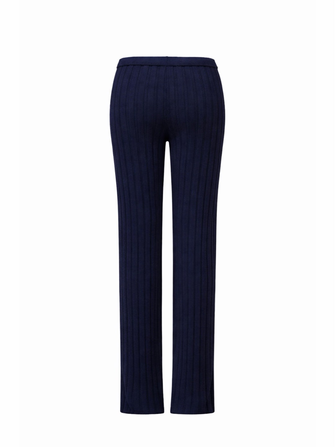Pantalon riviera Atnt Signature en maille côtelée Navy