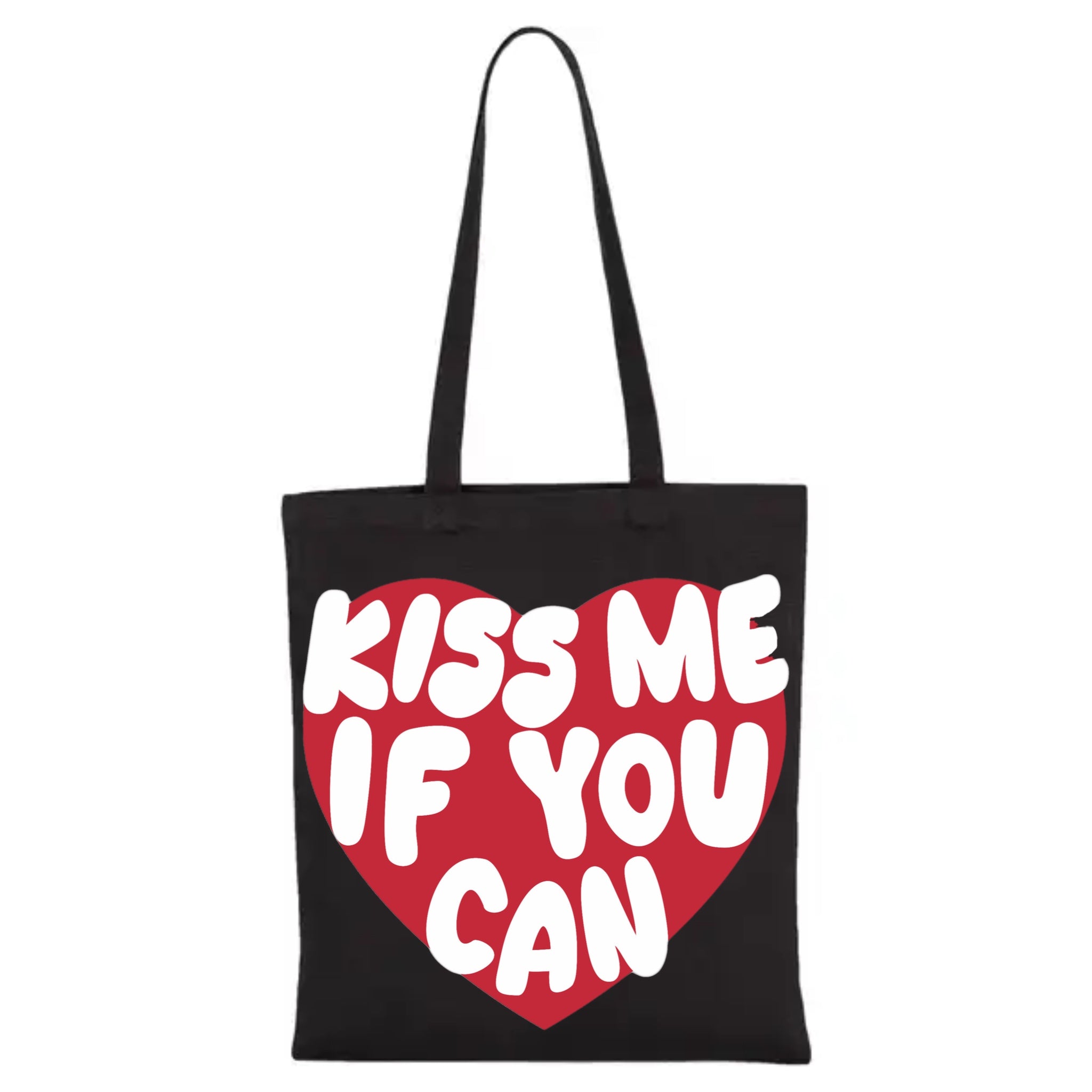 Sac Shopping Tote Bag Kiss me if you can