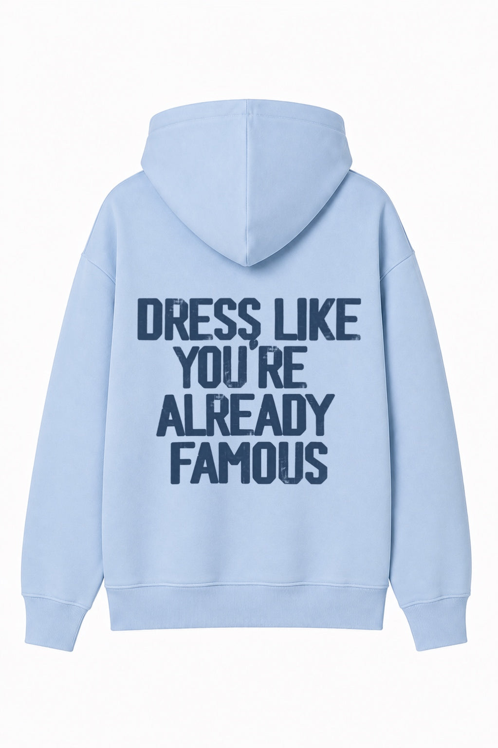 Sweat à Capuche Already Famous Light Blue — ATNT Paris