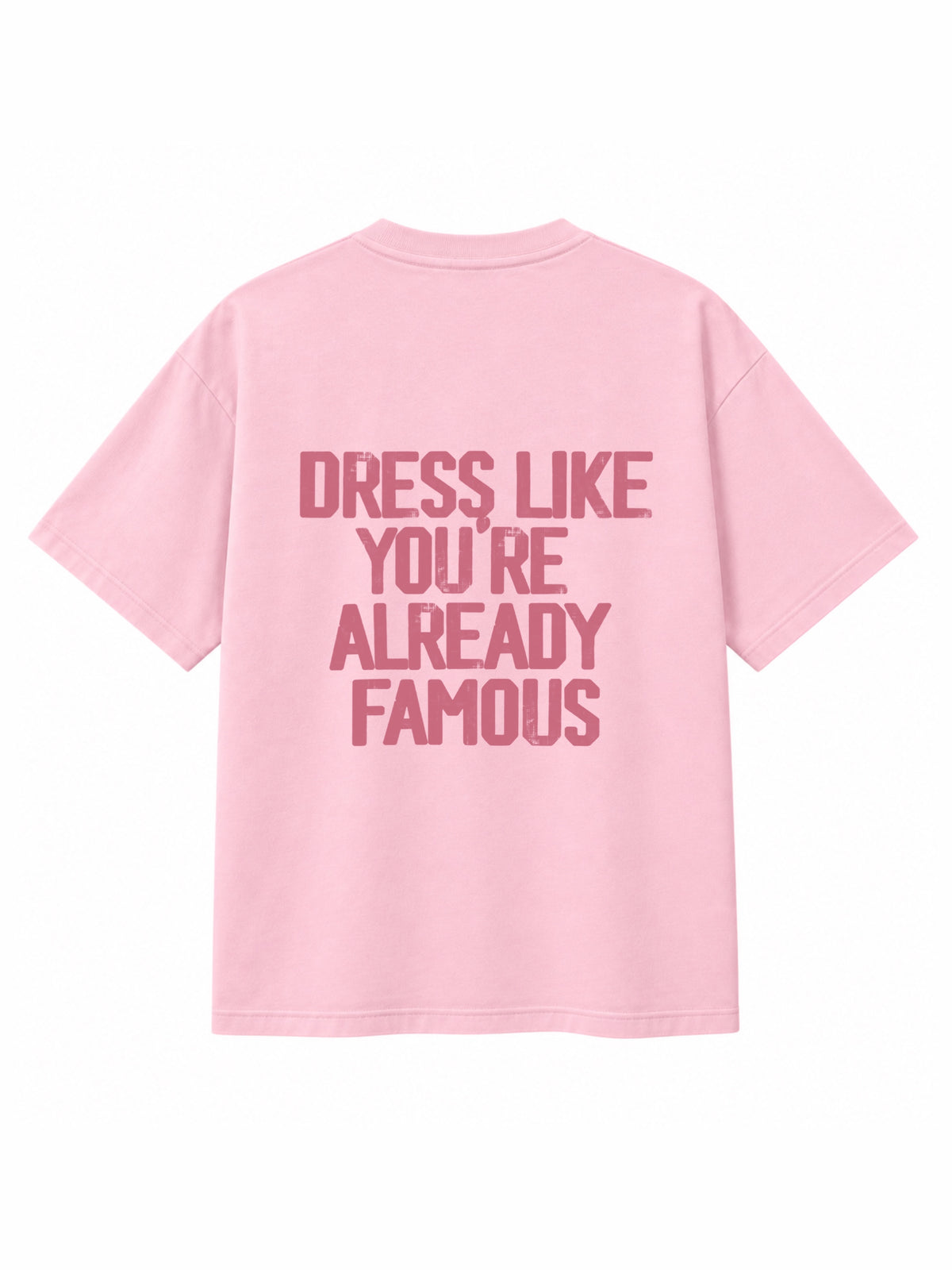 T-shirt Already Famous Light Pink — ATNT Paris