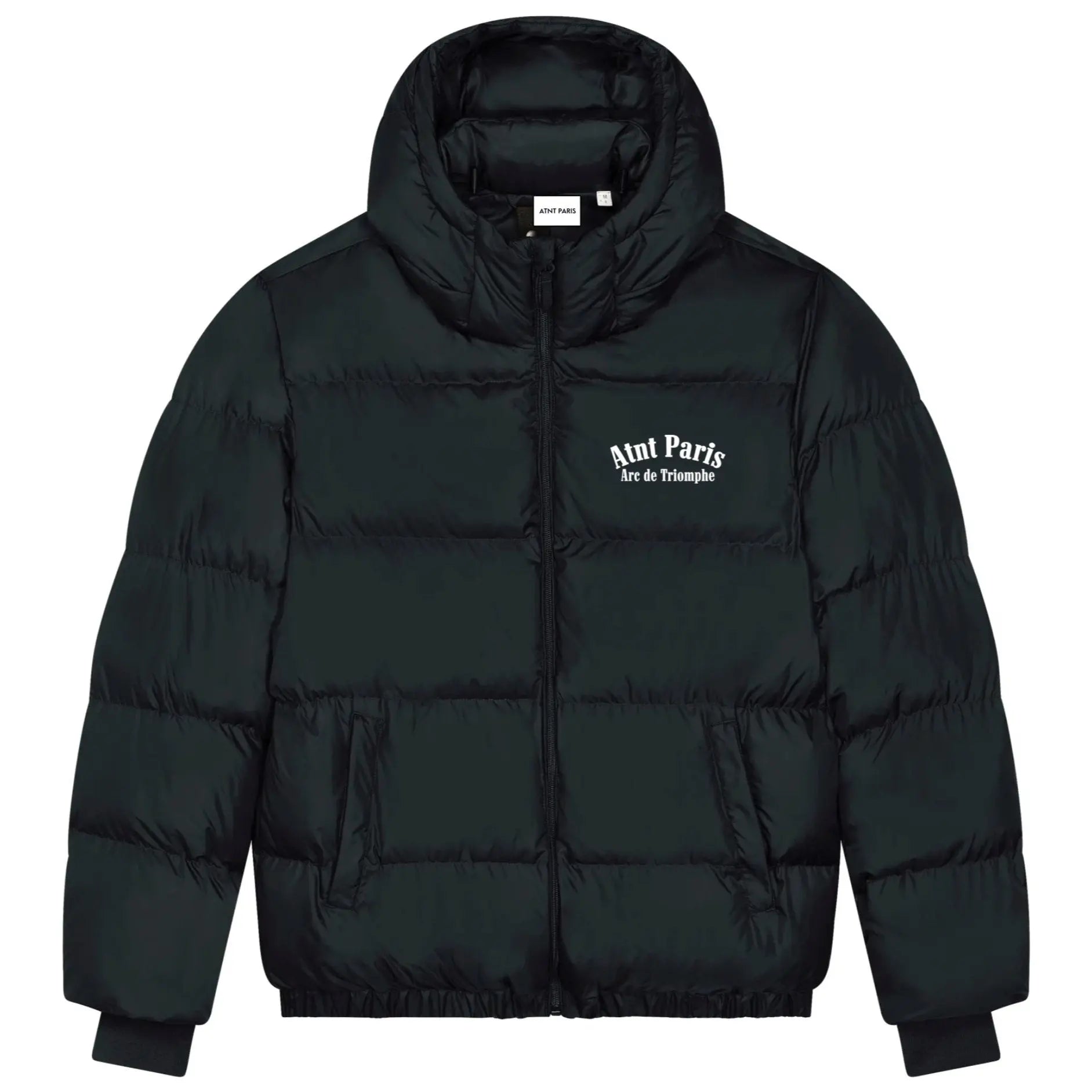 Doudoune Puffer Noir Capuche Atnt Paris stanley/stella
