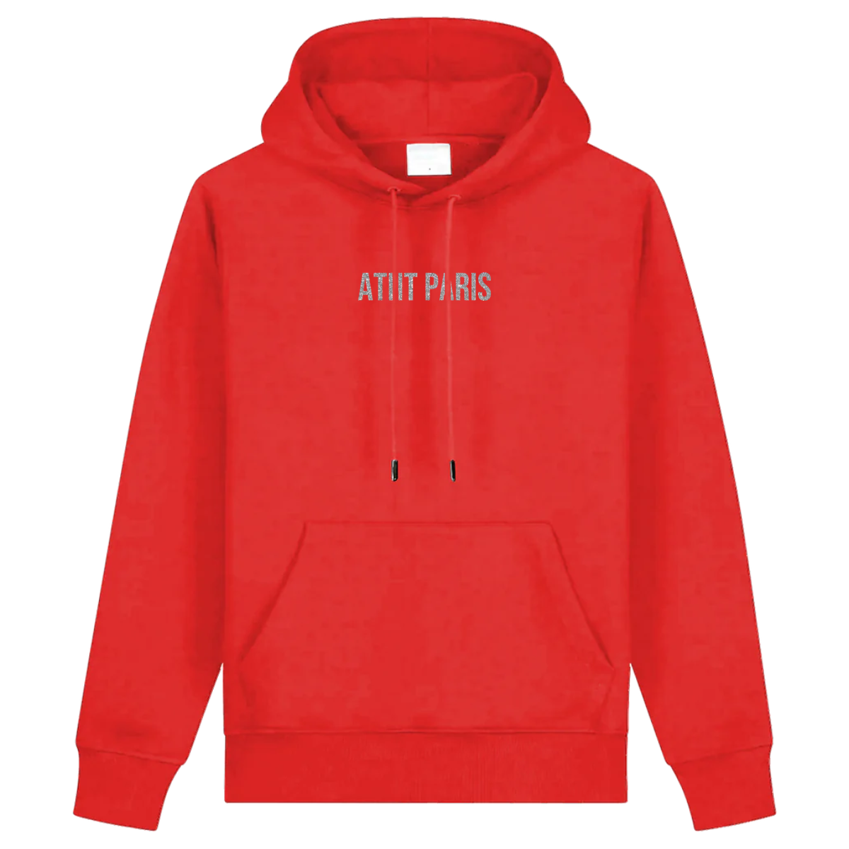 Rhinestone - Sweat Capuche Rouge Dark Angel