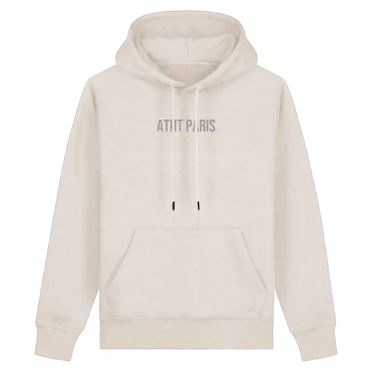 Rhinestone - Sweat Capuche Blanc Dark Angel