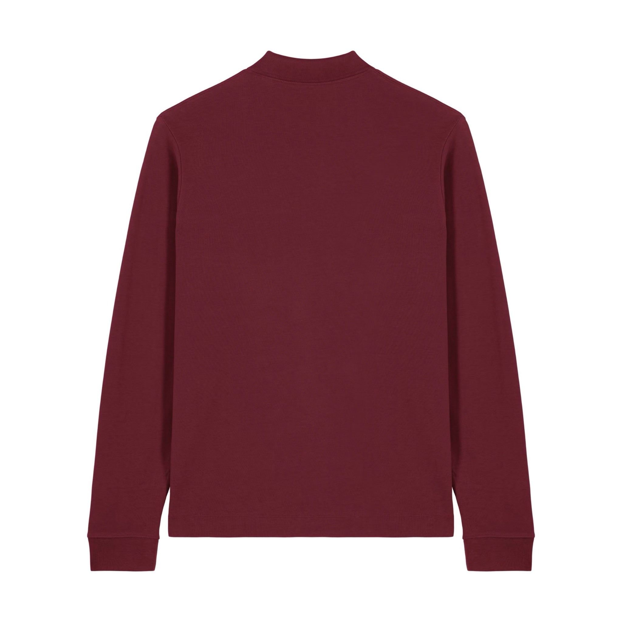 Polo Signature bordeaux Manches Longues
