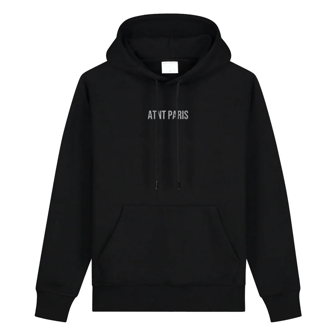 Strass - Sweat Capuche Noir Dark Angel