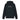 Sweat Capuche Noir Love heart Strass