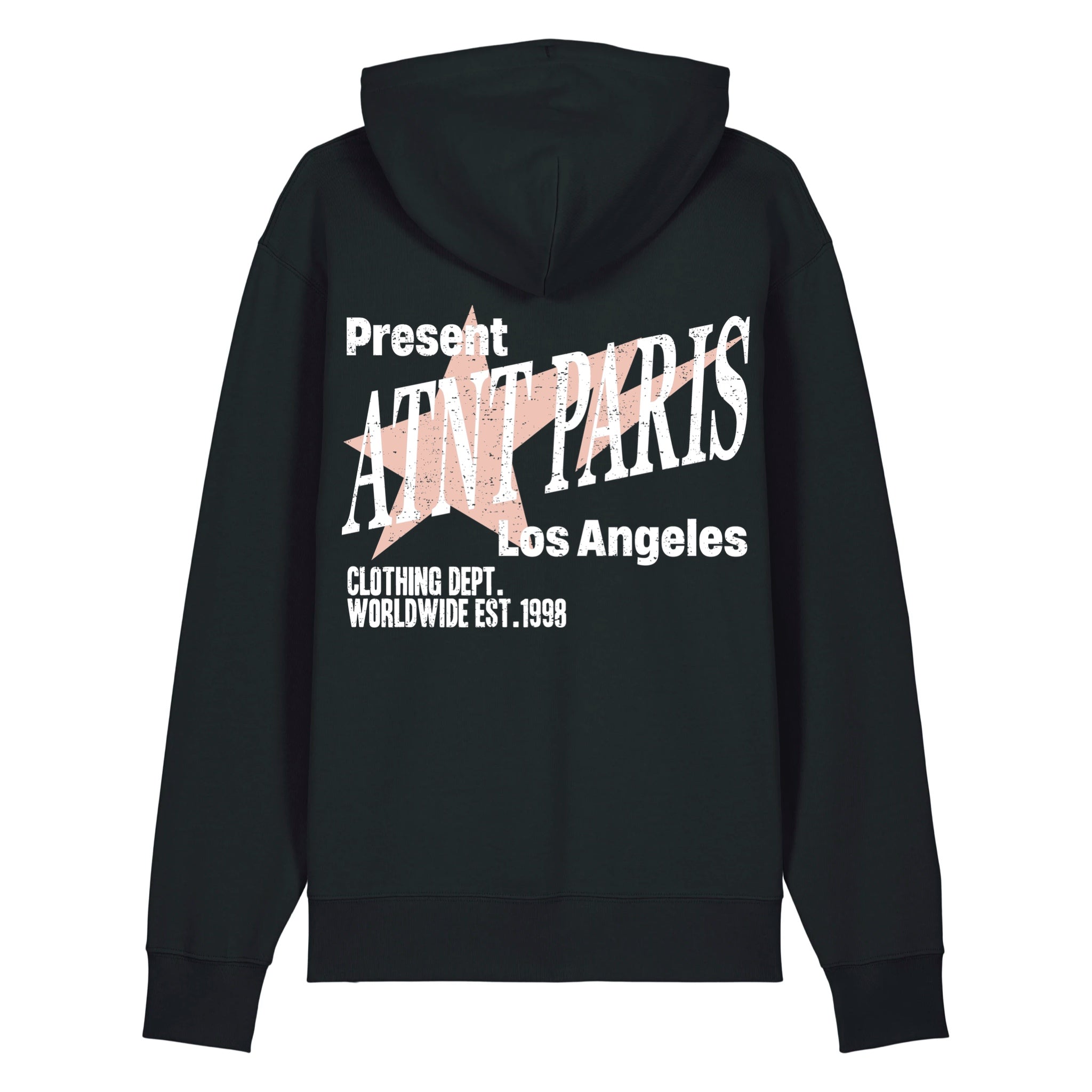 Sweat capuche Unisexe Noir Dept Los Angeles