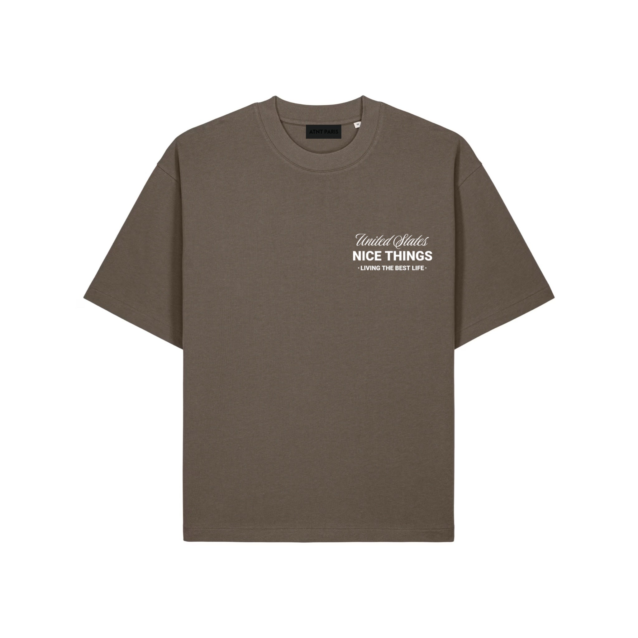 T-shirt oversize mocha Nyc Heritage