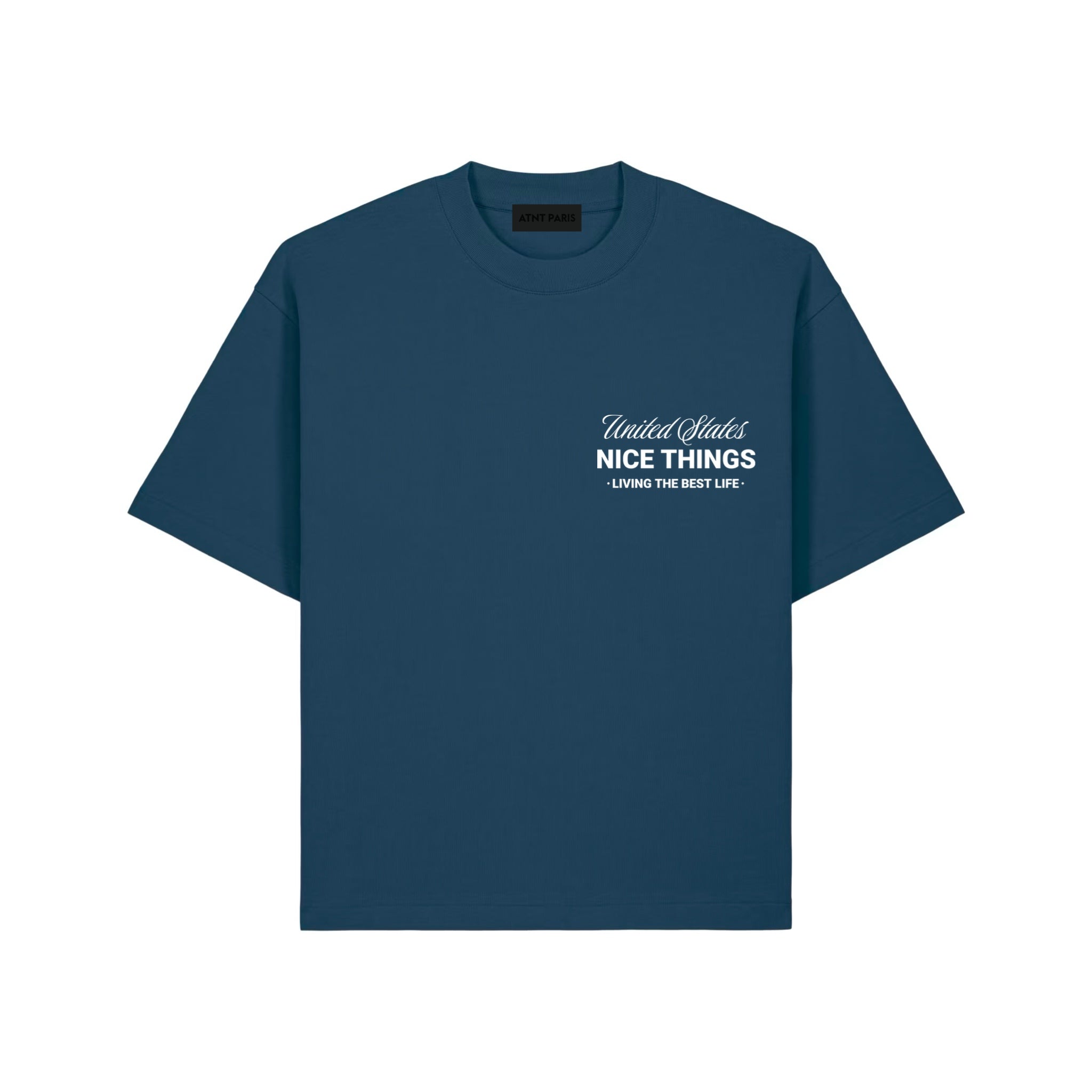 T-shirt oversize Bleu Pétrole  Nyc Heritage