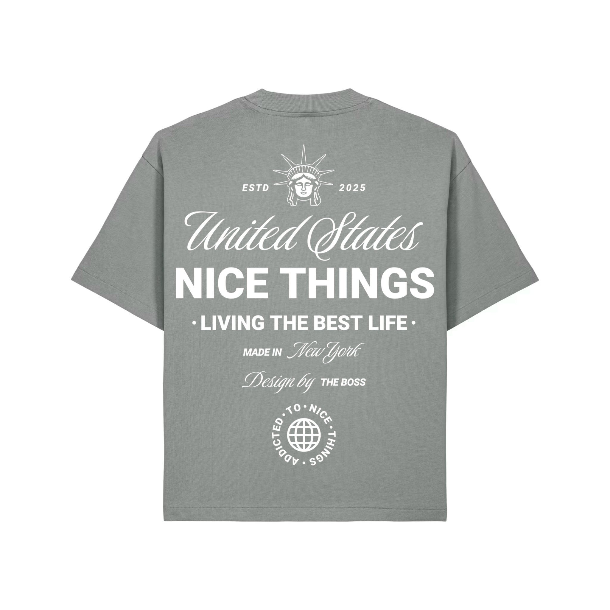 T-shirt oversize Grey  Nyc Heritage
