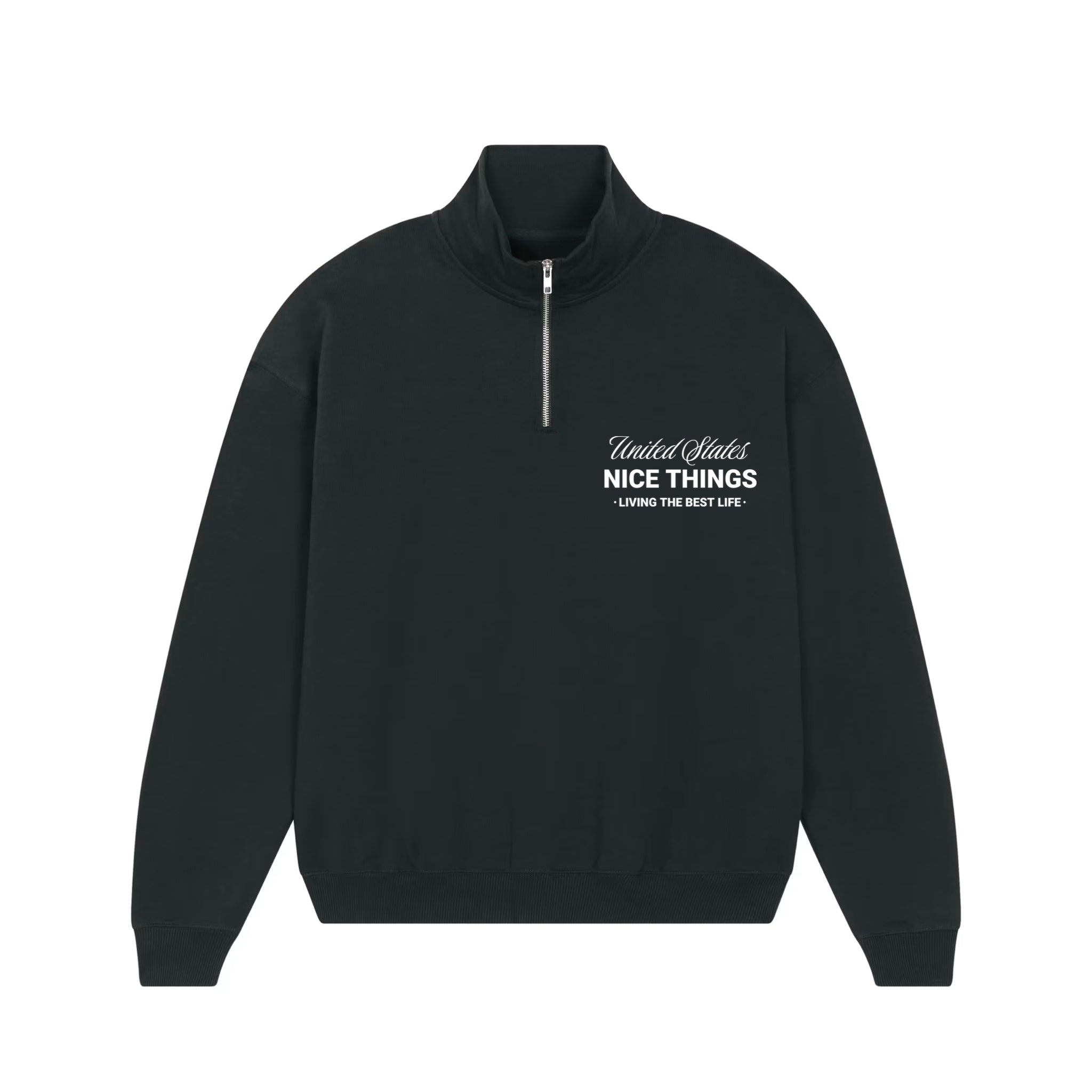 Sweat Col Trucker Noir –  Nyc Héritage