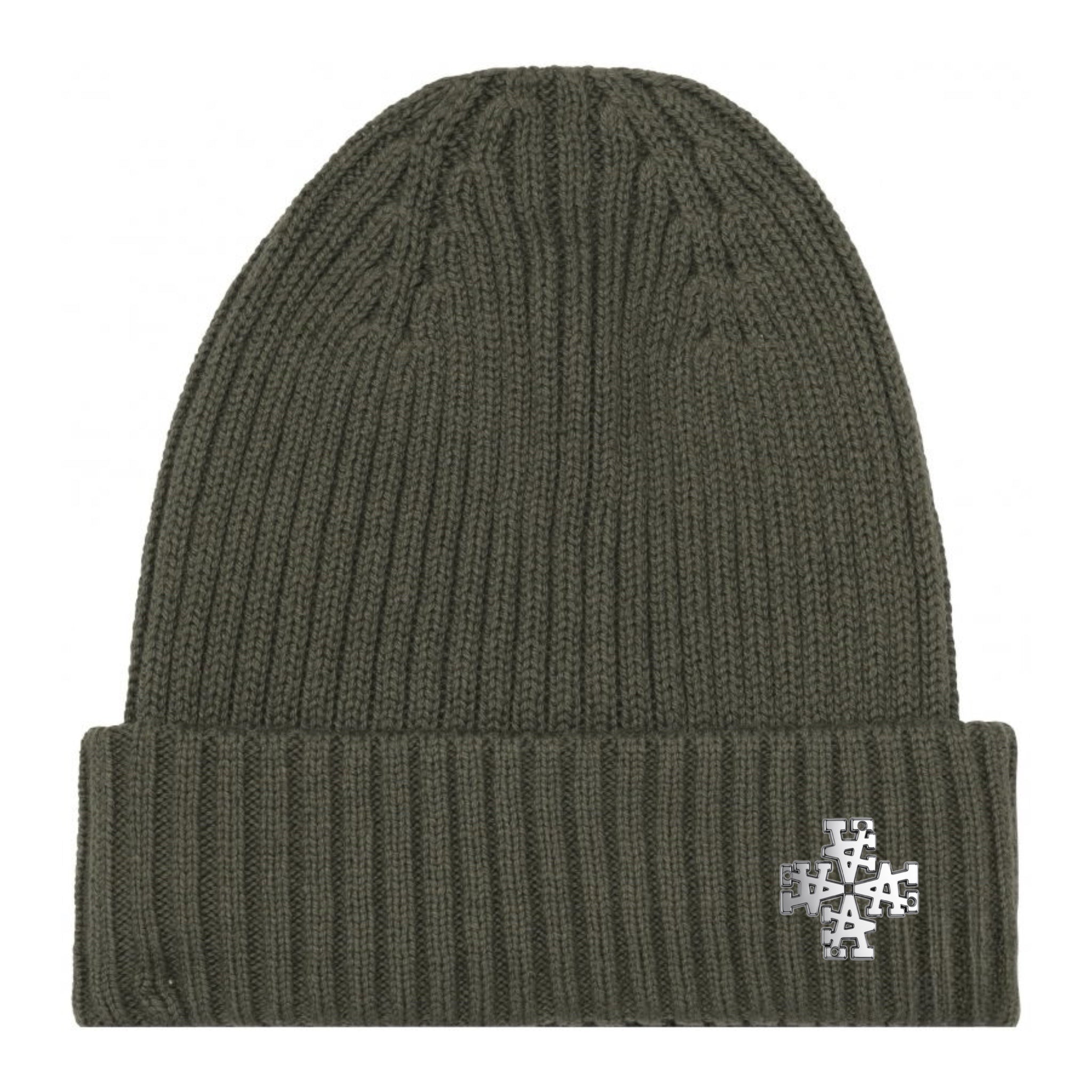 Bonnet Signature kaki Unisexe Écoresponsable