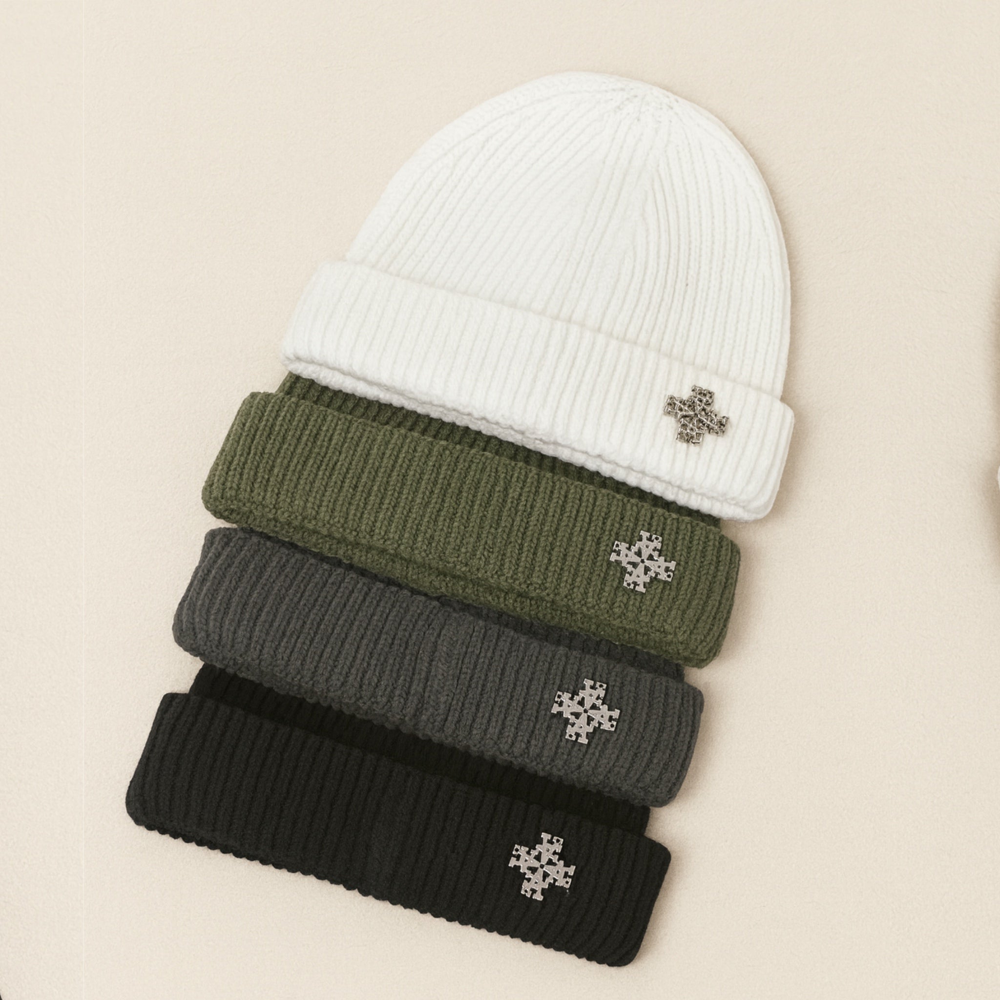 Bonnet Signature Blanc Unisexe Écoresponsable