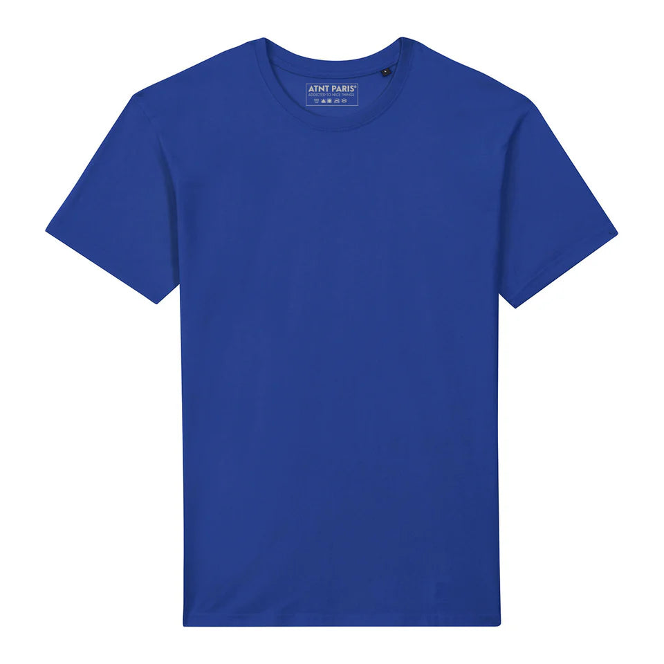 T-shirt bleu roi Unisexe ailes D'anges en strass Atnt Paris