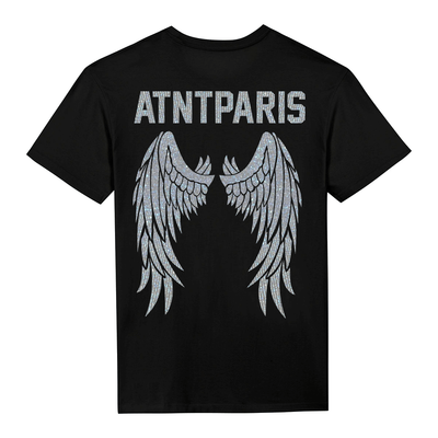 Rhinestone -  Tee shirt Unisexe Noir Dark Angel
