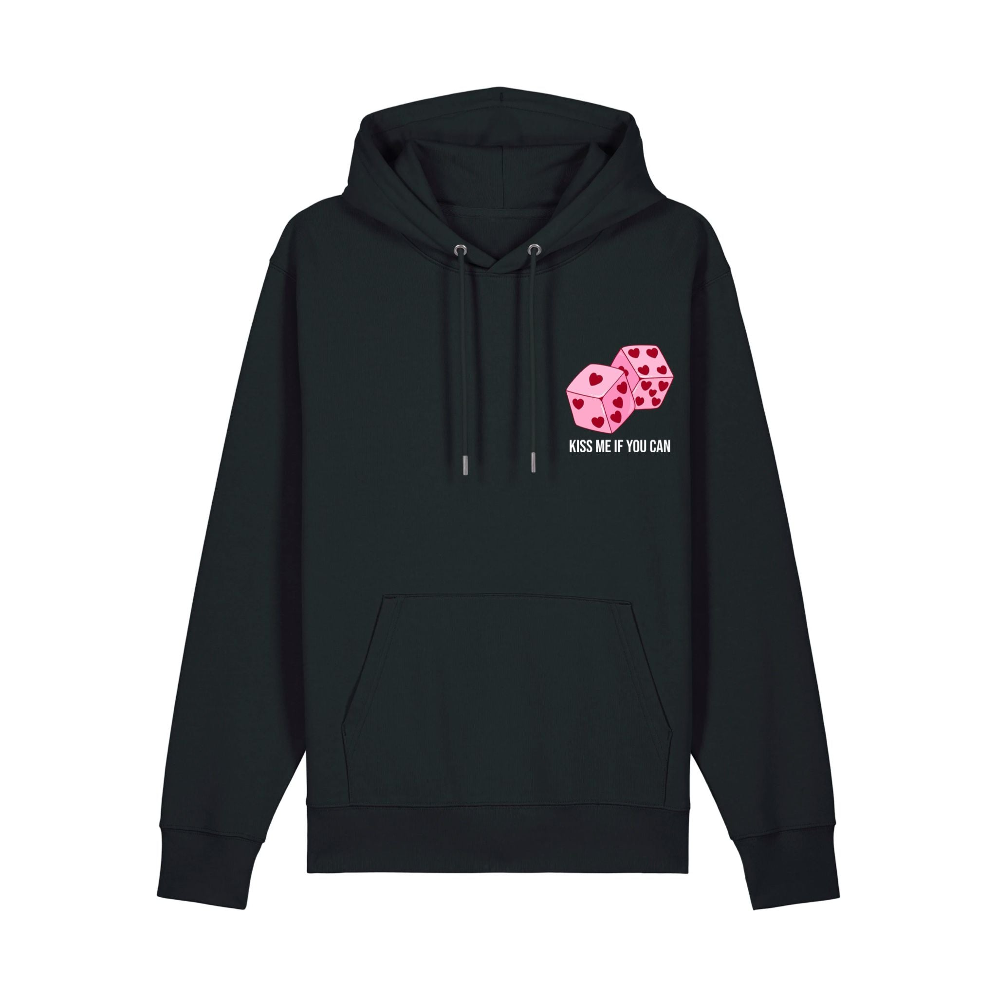 Sweat Capuche Noir Lover Club St valentin 2025 Atnt paris