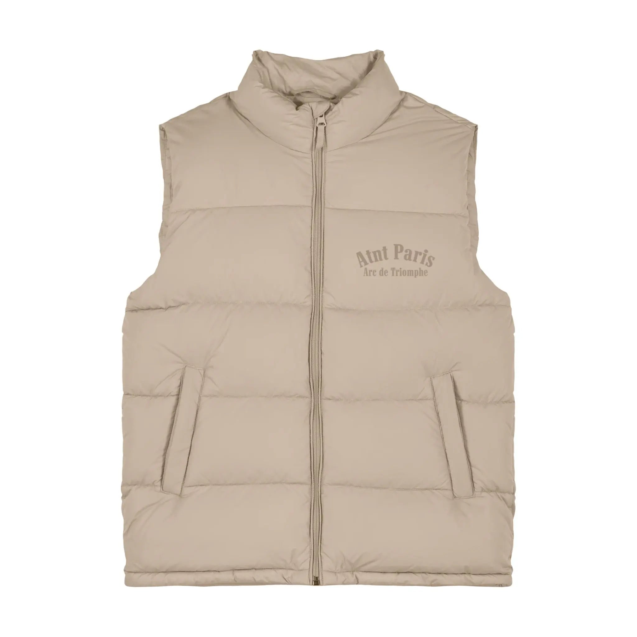 Veste doudoune sans manche Puffer 
 oversize beige - Arc de Triomphe