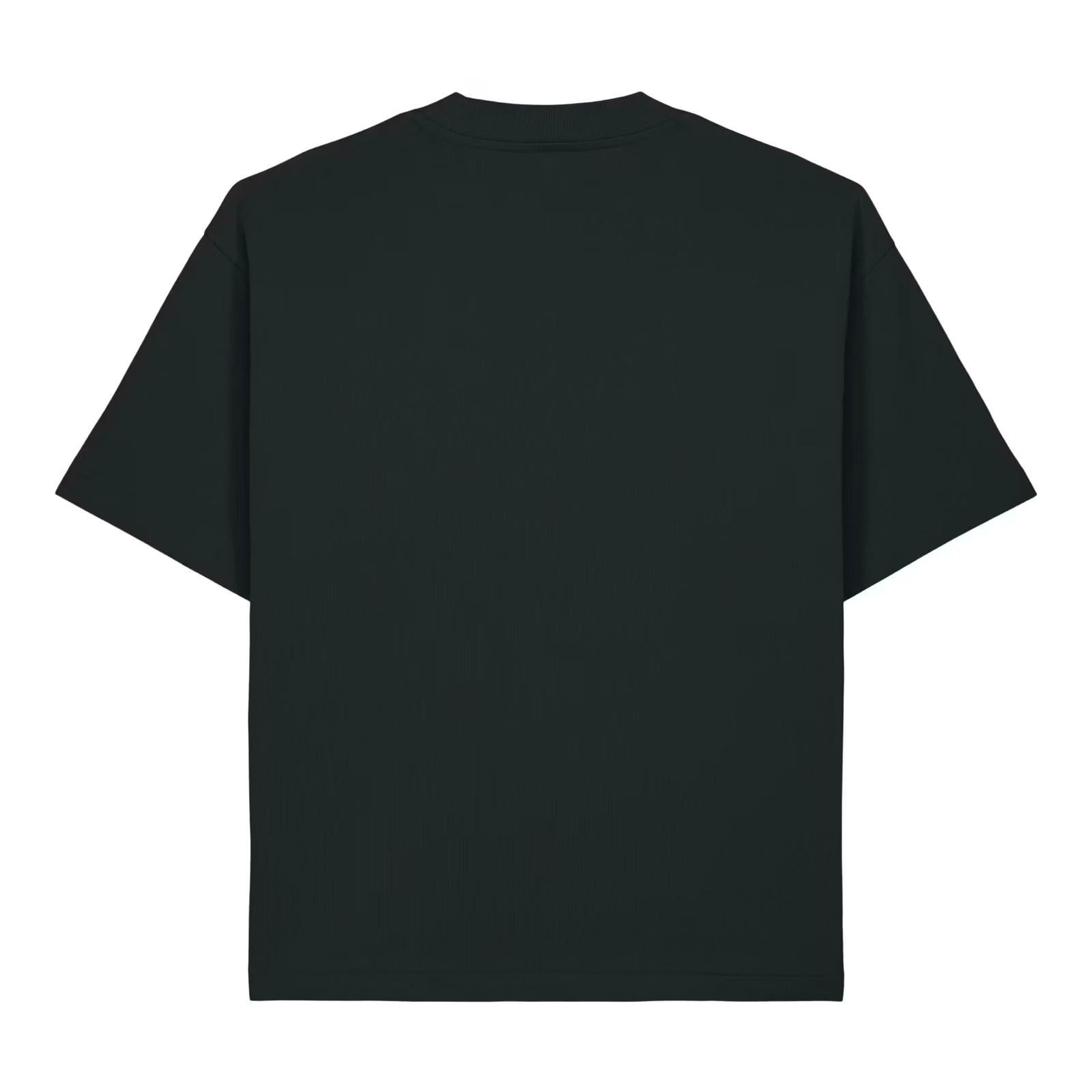 T-Shirt Noir Signature – Broderie blanche Iconique