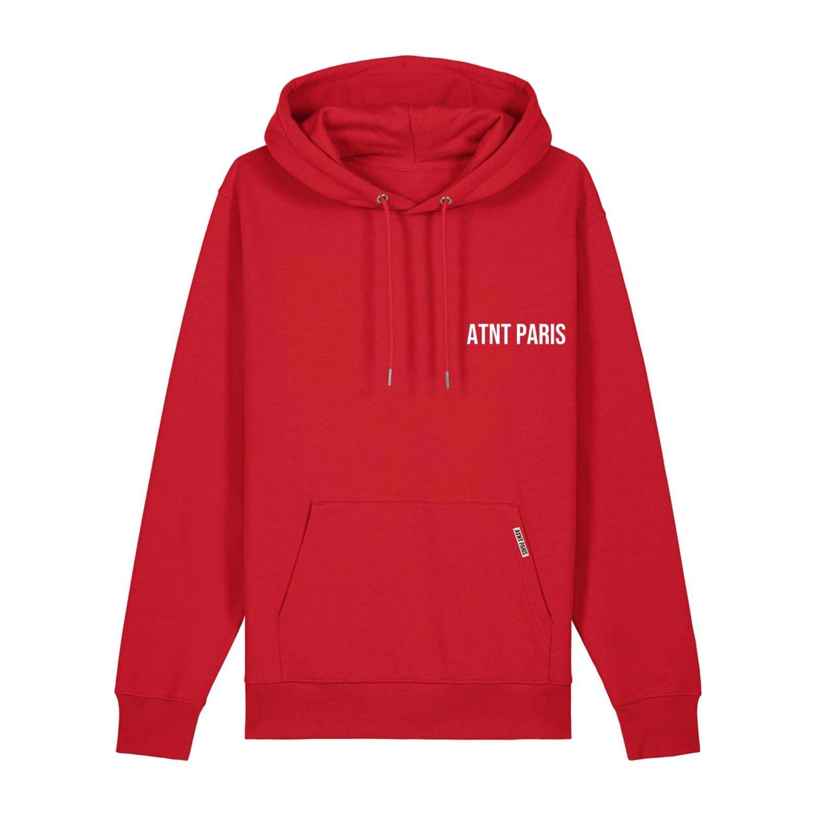 Sweat Capuche Rouge  –  Essentials