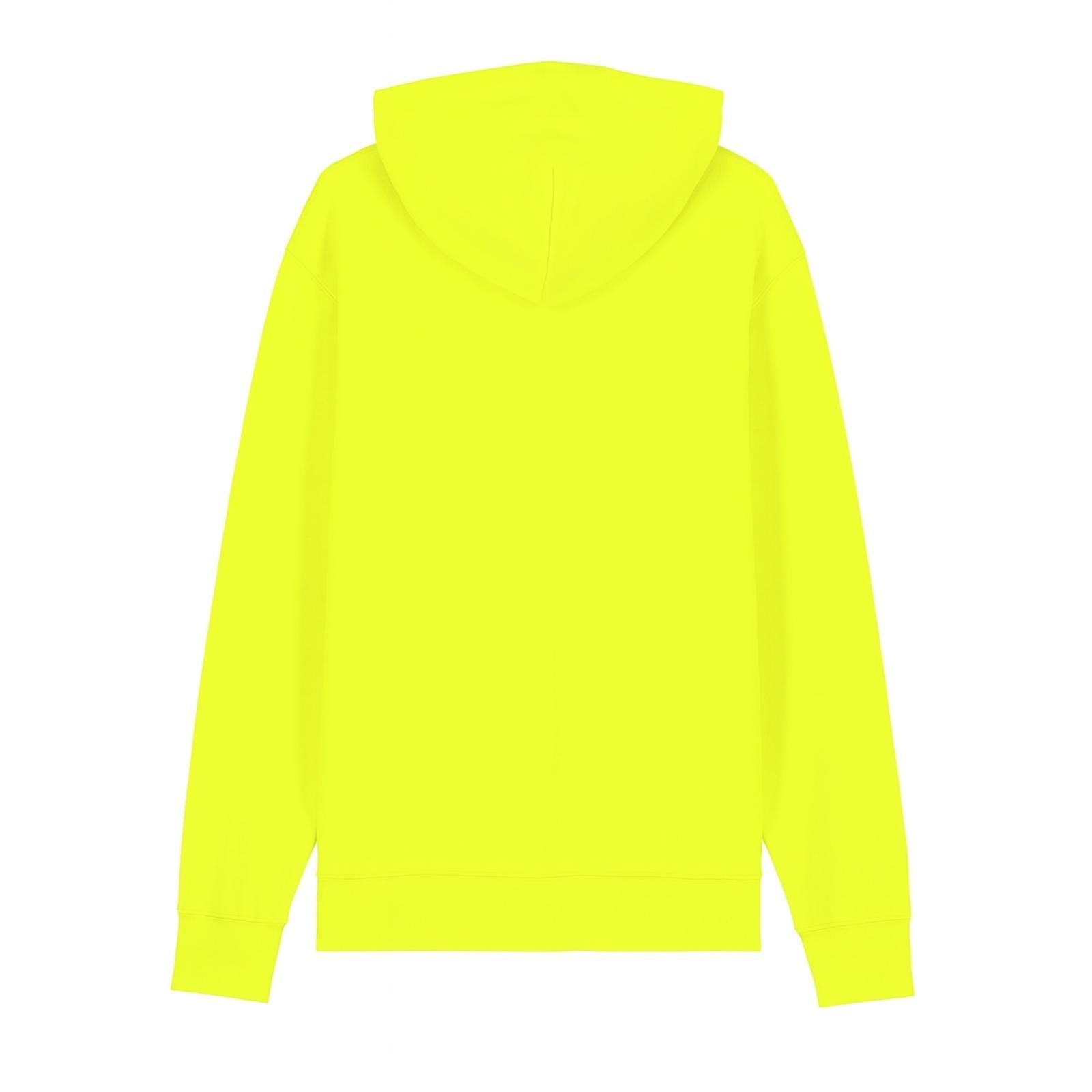 Sweat Capuche Jaune Fluo  –  Essentials