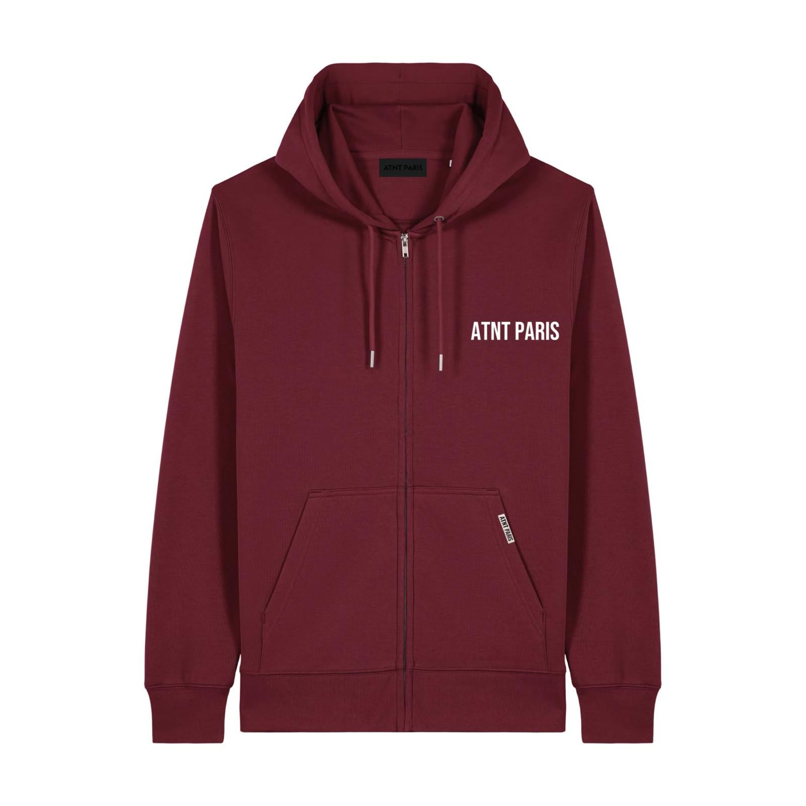 Sweat Zippé Bordeaux –  Essentials