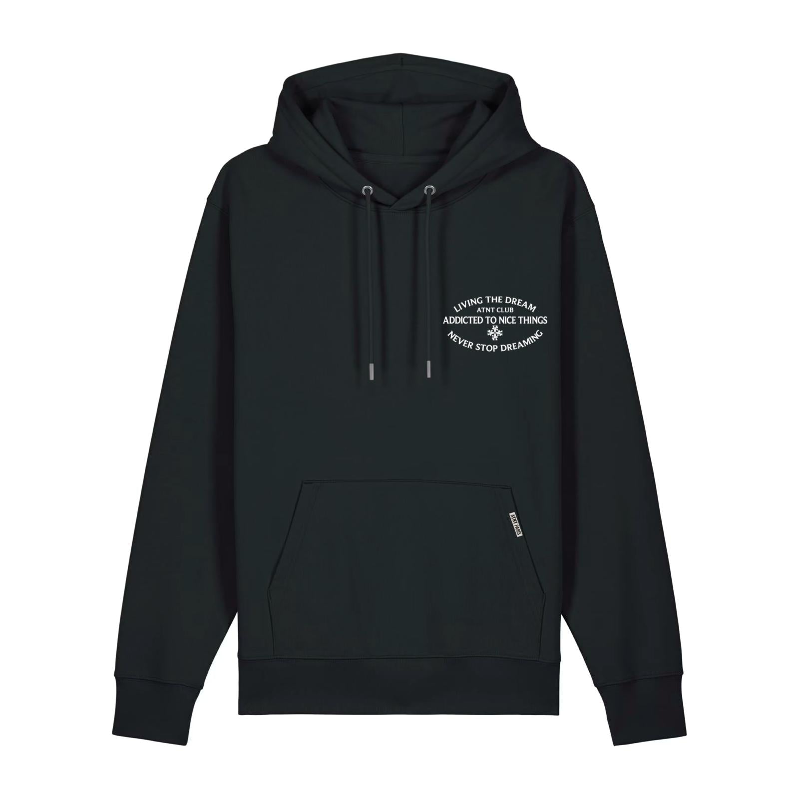 Sweat capuche Noir Never Stop Dreaming