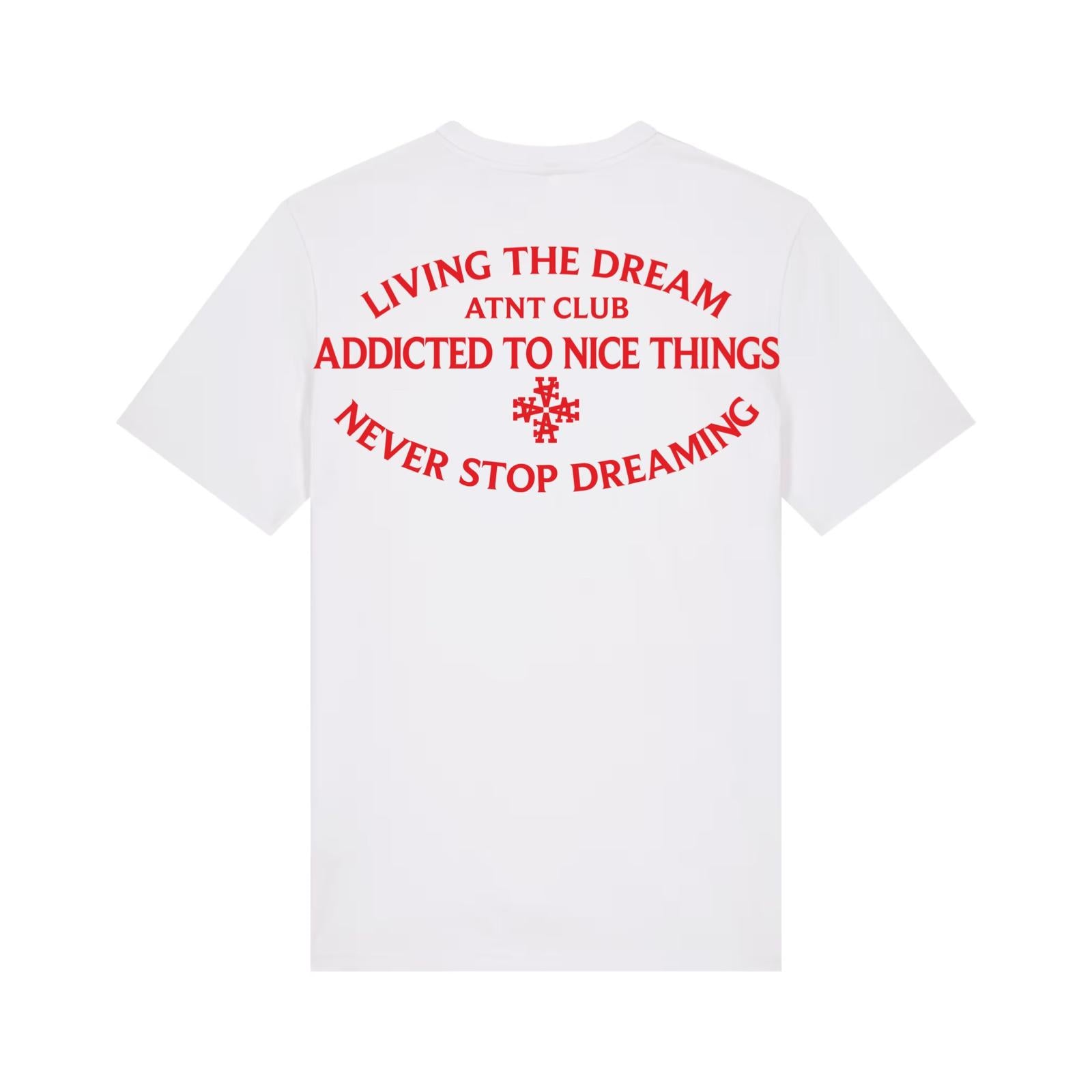 T-Shirt Classique  Blanc –  Never Stop Dreaming