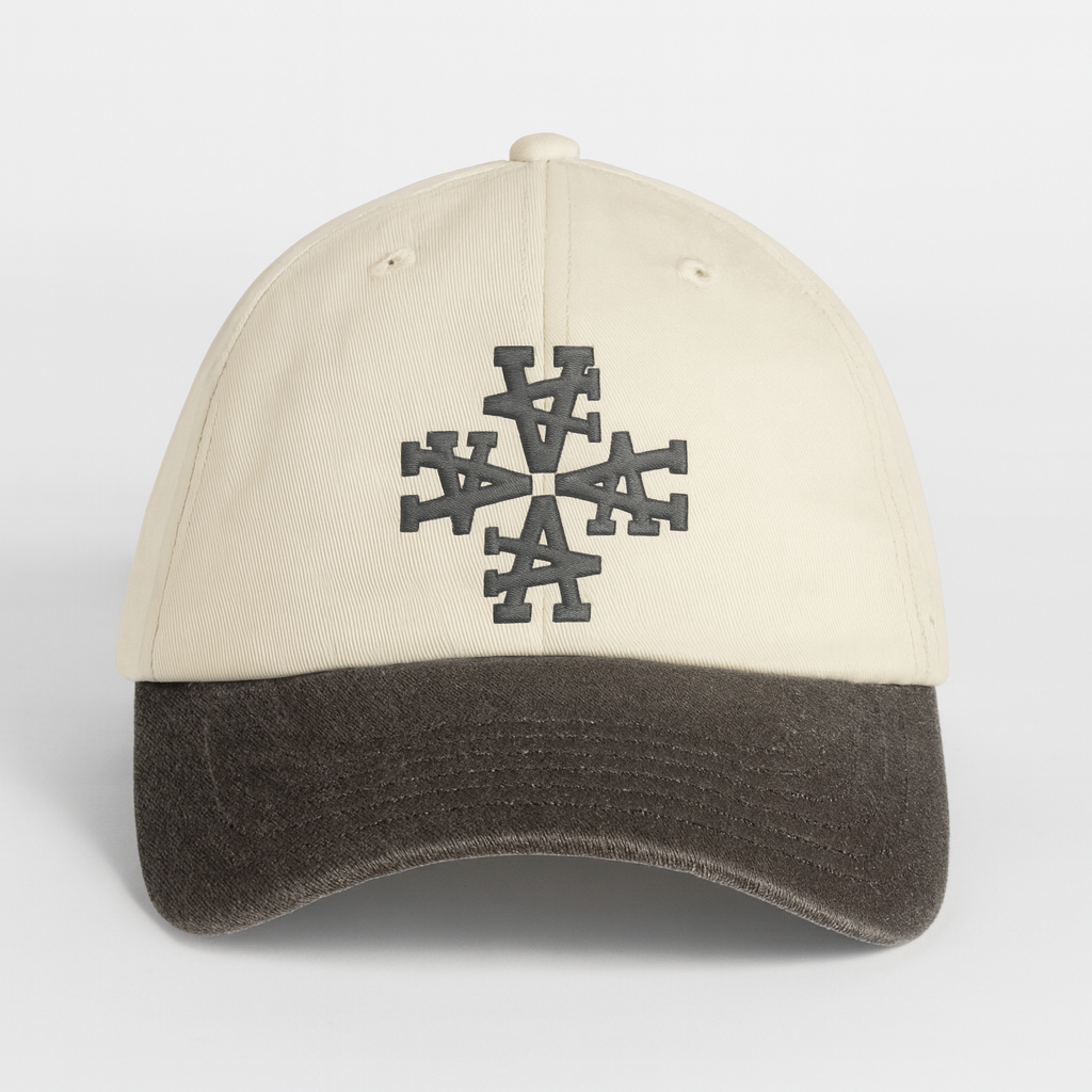 Casquette Vintage Logo A -Blanc/Noir