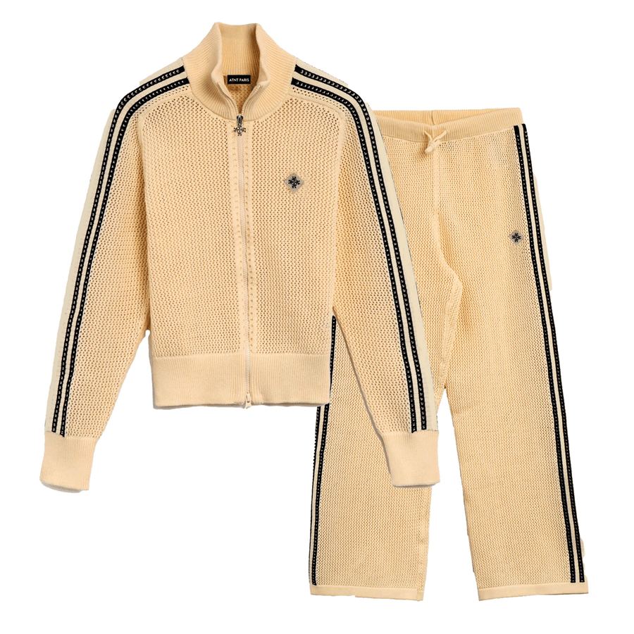 Ensemble de Survêtement Signature Beige - Crochet