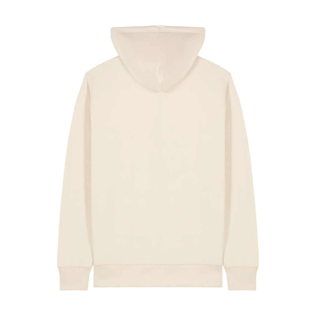 Gilet zippé signature blanc cassé ATNT PARIS, vue de dos.