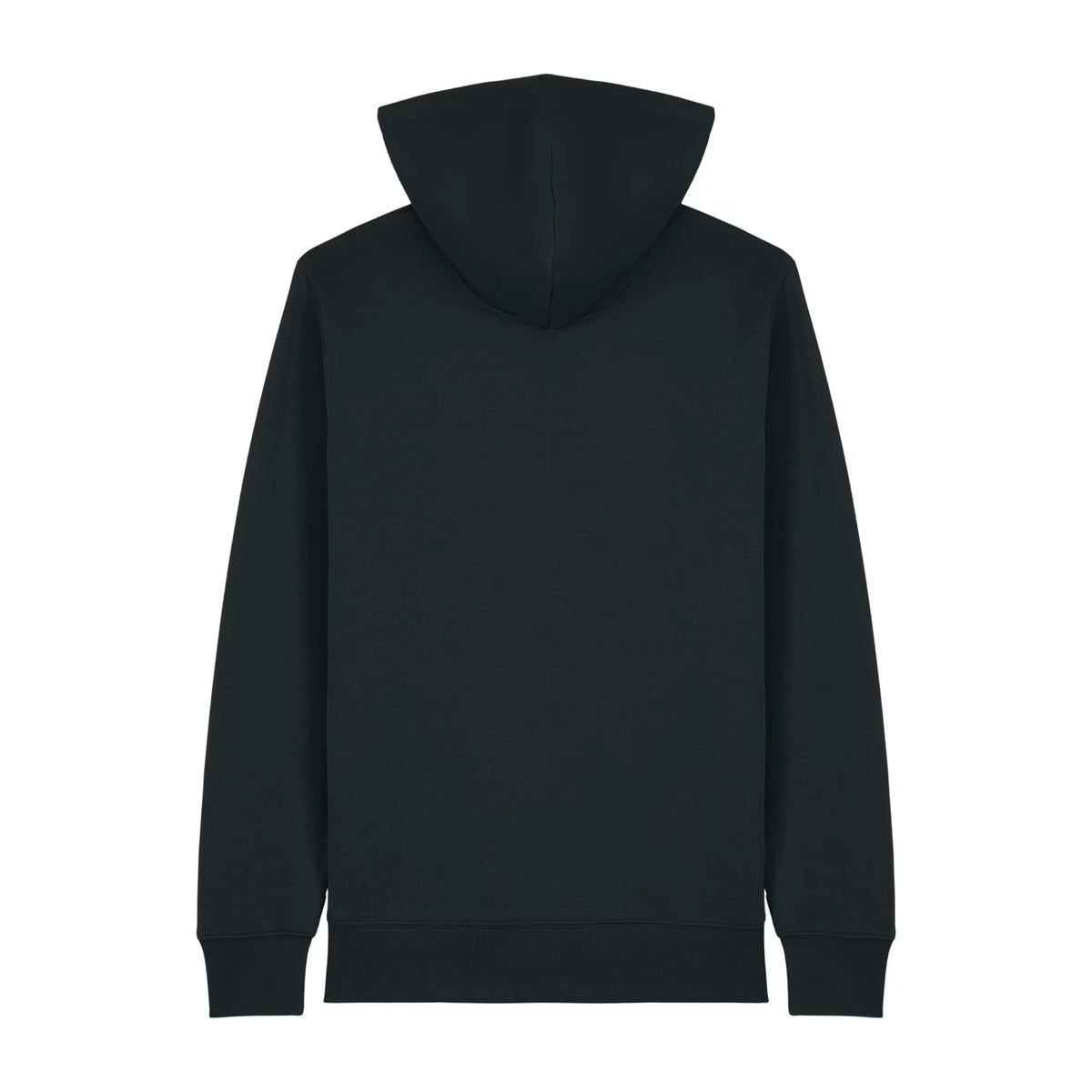 Gilet zippé signature noir ATNT PARIS, vue de dos.